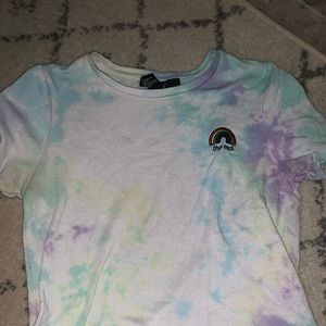 forever21 ribbed material crop top